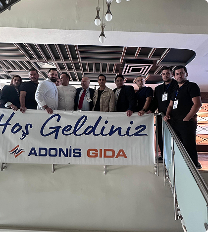 Adonis Gıda Welcome Banner